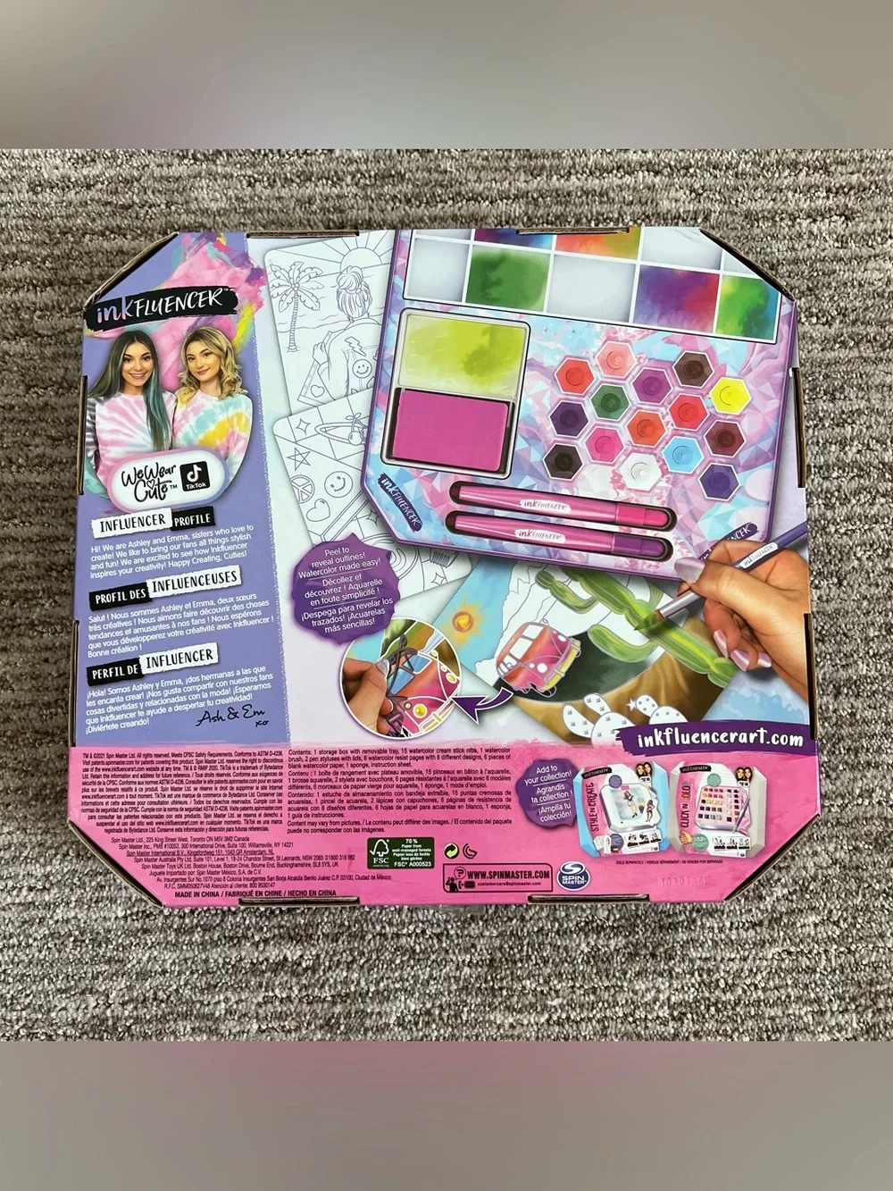 NWT InkFluencer Click N Blend Watercolor Set